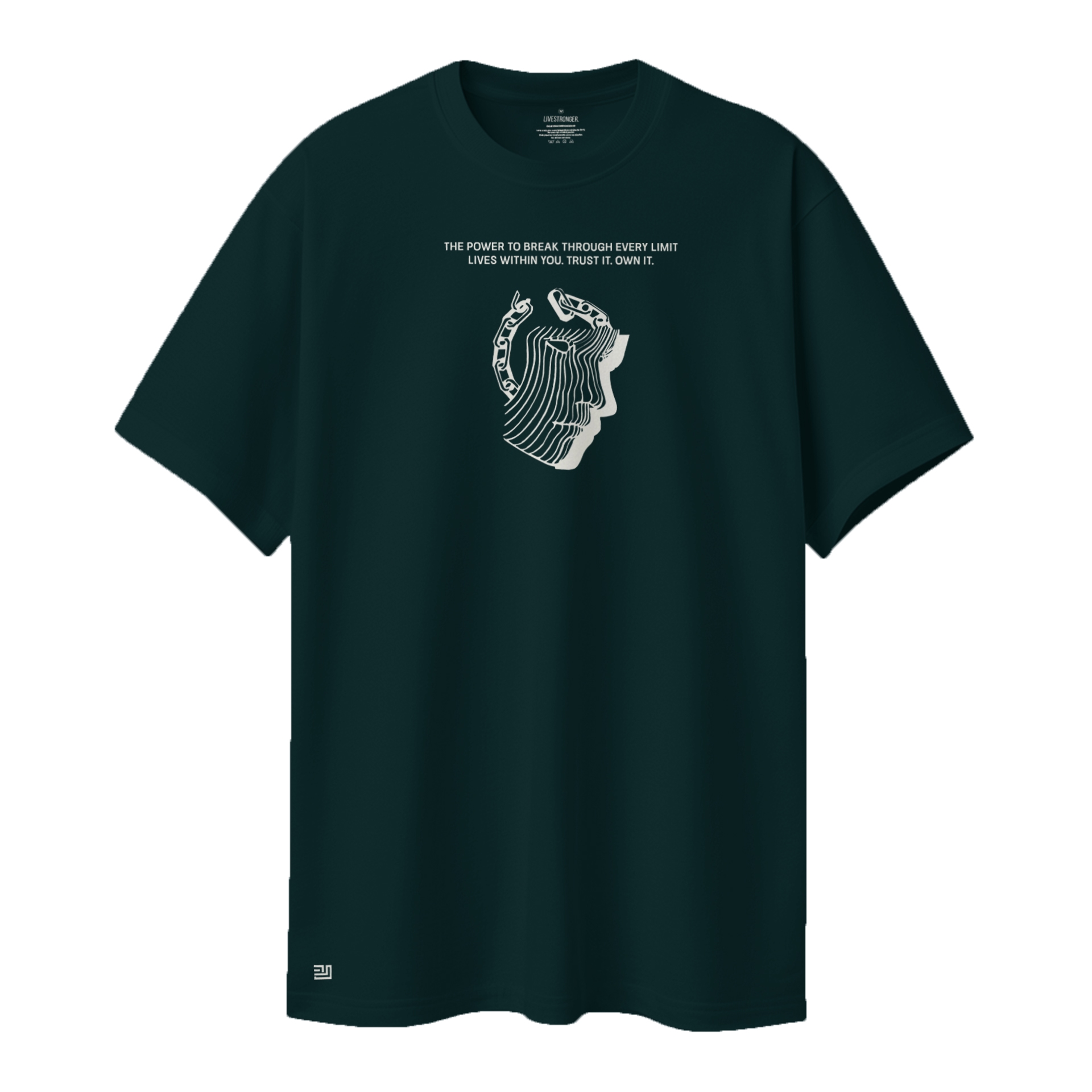 Camiseta Regular Fit Break the Limits verde 3.1